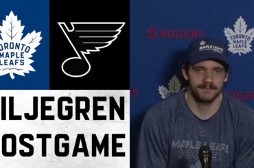 Timothy Liljegren Post Game | Toronto Maple Leafs vs St. Louis Blues - January 15, 2022