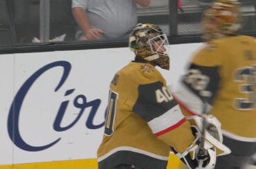 Adin Hill Pulled After Allowing 3 Goals On 3 Shots