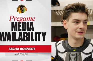 "See what it's all about." | Sacha Boisvert Ahead of NHL Debut