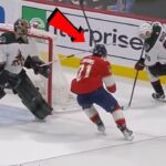 Vejmelka Takes Rare Goalie High-Sticking Penalty