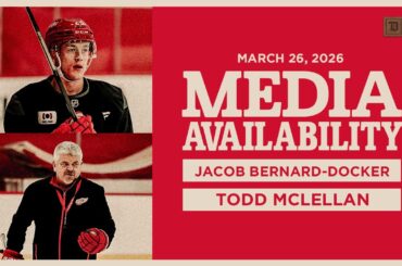 Jacob Bernard-Docker, Todd McLellan Practice Media | March 26, 2026