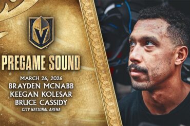 🎥 PREGAME SOUND: McNabb, Kolesar & Cassidy