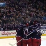 James Wisniewski power play goal against Thomas Greiss