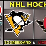 🔴 Pittsburgh Penguins vs Ottawa Senators LIVE | NHL Regular Season | March 26, 2026 | SCOREBOARD