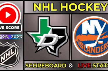 🔴 Dallas Stars vs New York Islanders LIVE | NHL | March 26, 2026 | Regular Season | SCOREBOARD