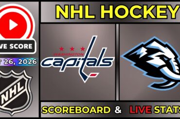 🔴 Washington Capitals vs Utah Hockey Club LIVE | NHL Regular Season | March 26, 2026 | SCOREBOARD