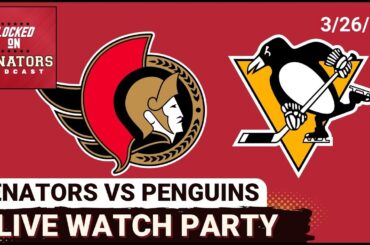 LIVE: Ottawa Senators vs Pittsburgh Penguins - NHL Watch Party - March 26, 2026