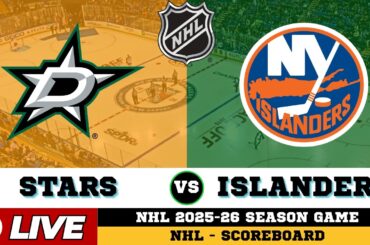 🔴LIVE : Dallas Stars Vs New York Islanders | NHL 2026 | NHL Live SCOREBOARD
