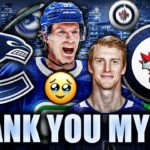 TYLER MYERS HELD OUT FOR TRADE REASONS: HUGE CANUCKS NEWS (Vancouver VS Winnipeg Jets)