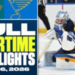 San Jose Sharks at St. Louis Blues | FULL Overtime Highlights - March 26, 2026