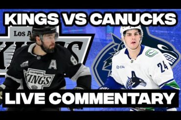 Vancouver Canucks Vs Los Angeles Kings LIVE COMMENTARY! | 2025-26 NHL Season