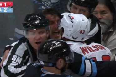 Tom Wilson Not Happy With Brandon Tanev