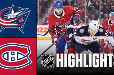 Blue Jackets vs. Canadiens | NHL Highlights | March 26, 2026