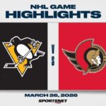 NHL Highlights | Penguins vs. Senators - March 26, 2026