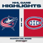 NHL Highlights | Blue Jackets vs. Canadiens - March 26, 2026