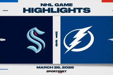 NHL Highlights | Kraken vs. Lightning - March 26, 2026