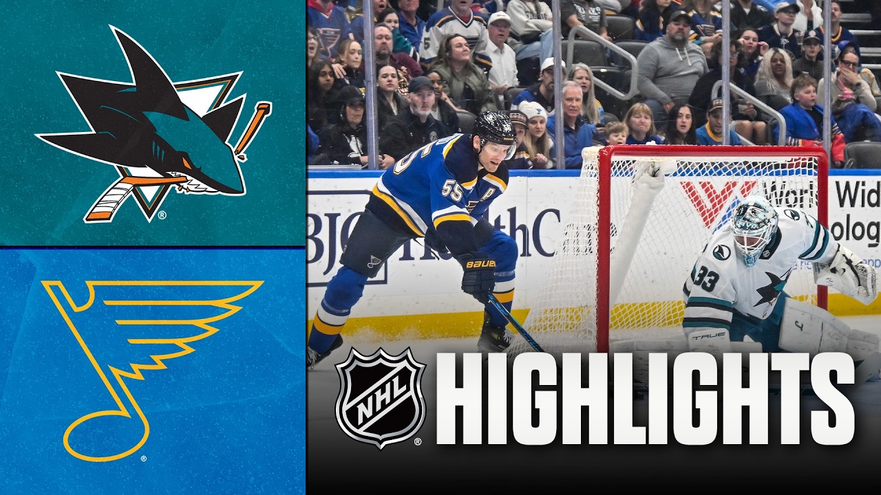 Sharks vs. Blues | NHL Highlights | March 26, 2026