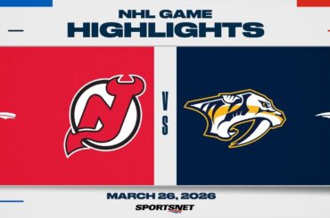 NHL Highlights | Devils vs. Predators - March 26, 2026