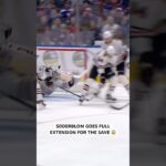 WHAT A SAVE BY ARVID SODERBLOM 🤯 #blackhawks #hockey #nhl #goalie