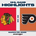 NHL Highlights | Blackhawks vs. Flyers - March 26, 2026