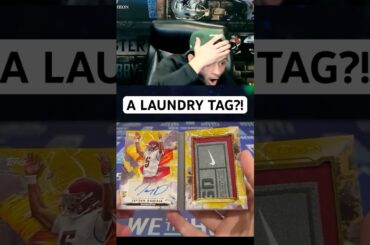 There's a LAUNDRY TAG INSIDE this card?!? 🤯
