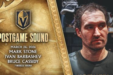 🎥 POSTGAME SOUND: Stone, Barbashev & Cassidy