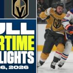 Edmonton Oilers at Vegas Golden Knights | FULL Overtime Highlights - March 26, 2026