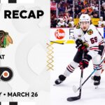 Blackhawks at Flyers Game Highlights | 3.26.26