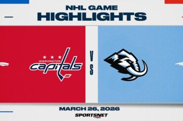 NHL Highlights | Capitals vs. Mammoth - March 26, 2026