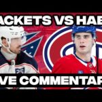 Montreal Canadiens Vs Columbus Blue Jackets LIVE COMMENTARY! | 2025-26 NHL Season