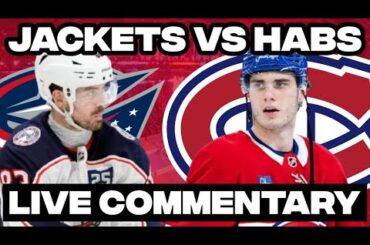 Montreal Canadiens Vs Columbus Blue Jackets LIVE COMMENTARY! | 2025-26 NHL Season