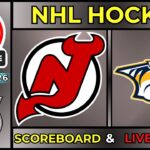 🔴 New Jersey Devils vs Nashville Predators LIVE | NHL | March 26, 2026 | Regular Season | SCOREBOARD