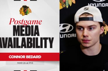 “They played more intense than us.” | Connor Bedard Postgame 3.26.26
