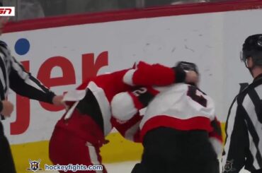 Artem Zub vs Alex DeBrincat | Mar 24, 2026 | Ottawa Senators vs Detroit Red Wings
