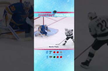 NHL Shootout Highlights: St. Louis Blues vs LA Kings