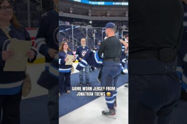 Toews jersey 🤩 #gojetsgo