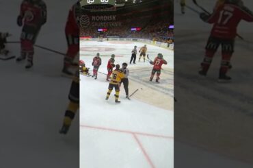Markus Nurmi matchstraff och bråk (Luleå HF vs Frölunda HC i Scandinavium i SHL i Sverige) (#Shorts)