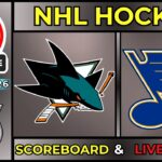 🔴 San Jose Sharks vs St. Louis Blues LIVE | 2026 NHL Regular Season | March 26, 2026 | SCOREBOARD