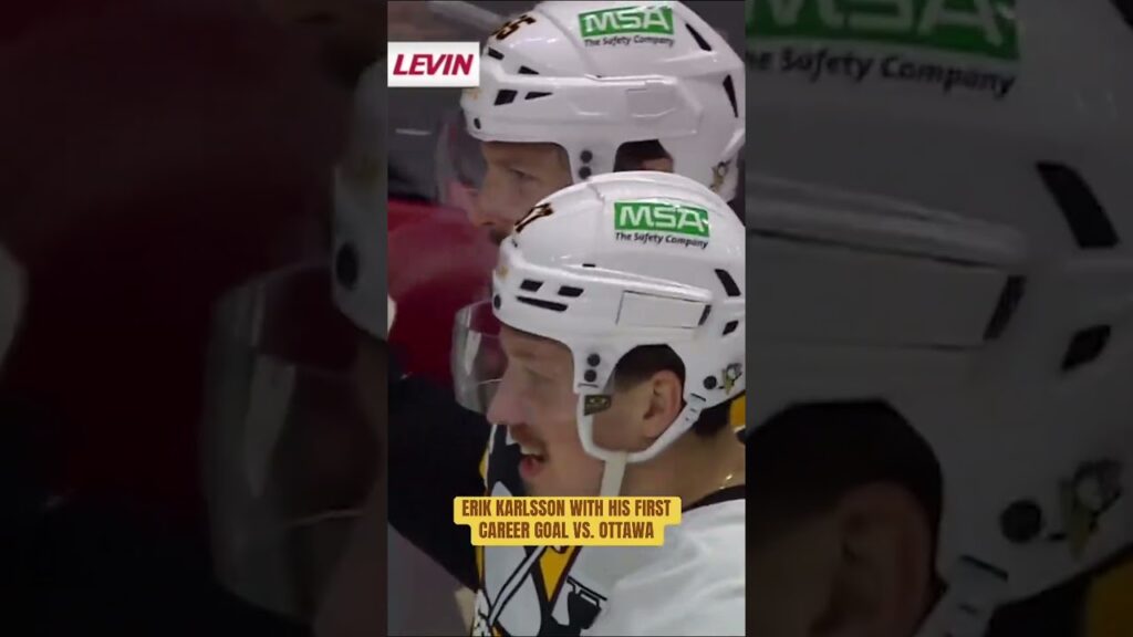Erik Karlsson’s First Goal Ever vs the Senators 🚨