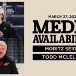 Mo Seider & Todd McLellan Morning Skate @ BUF | March 27, 2026