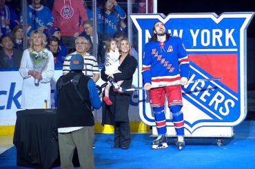 Rangers Honor Mika Zibanejad Before 1000th NHL Game vs Senators 🇸🇪