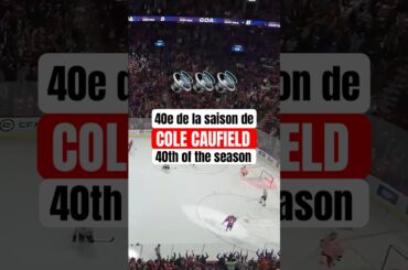Cole Caufield scores 40th of the season #NHL #Goal