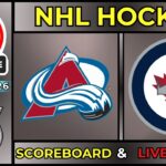🔴 Colorado Avalanche vs Winnipeg Jets LIVE | NHL Regular Season | March 26, 2026 | SCOREBOARD