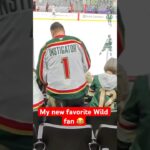 My new favorite Wild fan 😂😂😂 #shorts #minnesotawild