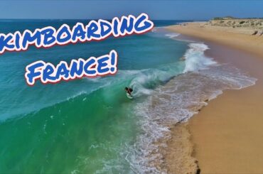 Skimboarding Epic Waves in France with Professional Skimboarders Austin Keen and Axel Cristol