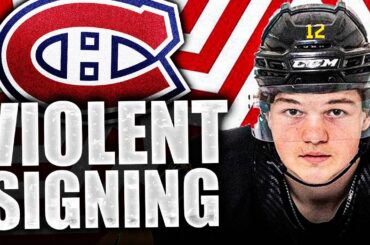 MONTREAL CANADIENS SIGN THE MOST VIOLENT PROSPECT IN HOCKEY: IS OWEN PROTZ THE NEXT ARBER XHEKAJ?