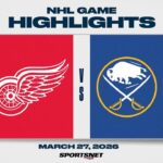 NHL Highlights | Red Wings vs. Sabres - March 27, 2026