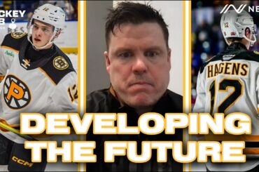 James Hagens In Providence: Coach Ryan Mougenel Shares Development Process