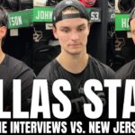 Wyatt Johnston, Jason Robertson, Thomas Harley & Glen Gulutzan Respond to Stars Loss vs. NJ Devils