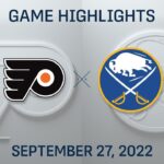 Philadelphia Flyers vs Buffalo Sabres. Preseason game - 27 september 2022